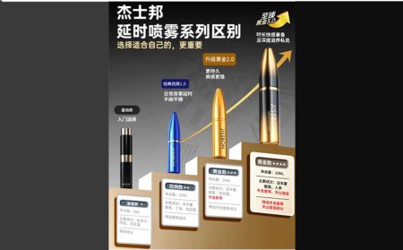 杰士邦延时喷剂：子弹风暴黑金和黄金款喷雾的区别